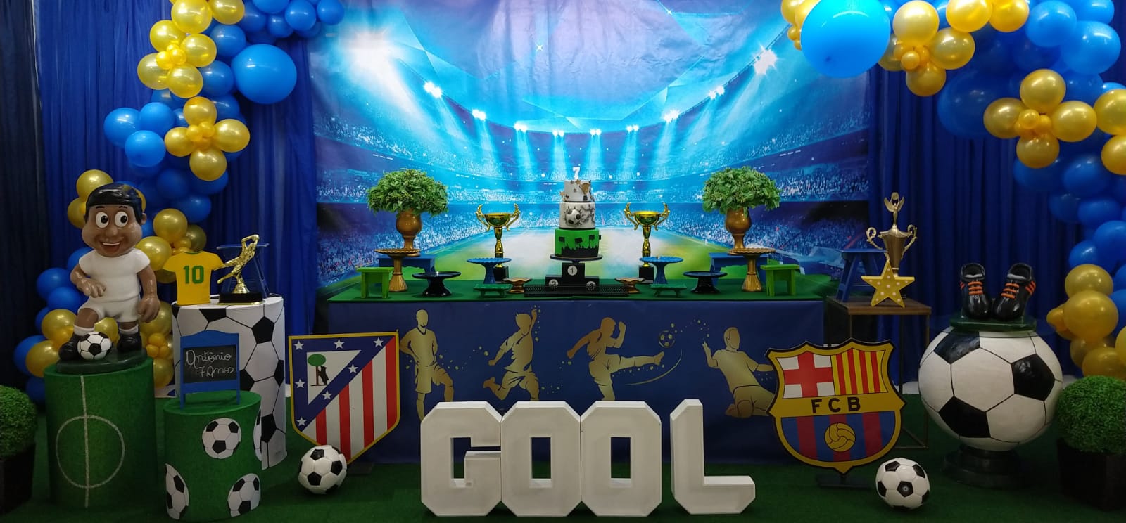Kit Decoração De Festa Infantil Jogo Futebol 2023